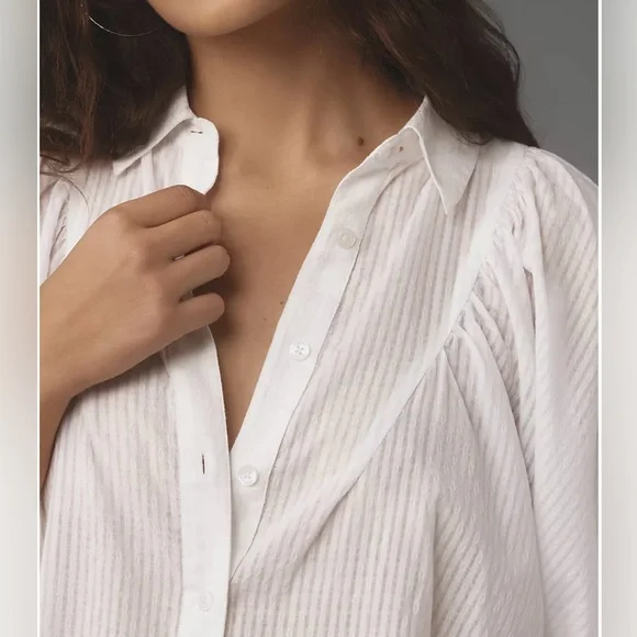 Maeve Easy Voluminous Button-down Shirt. - Picture 5 of 8